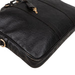 Gucci Black Guccissima Leather Business Handbag - vintageandkickz