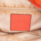 Coach Monogram Signature Patent Leather Hobo Shoulder Bag