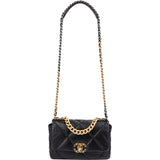 Chanel 19 Quilted Lambskin Medium Single Flap Crossbody Bag
