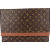Louis Vuitton Monogram Canvas Porte Documents Laptop Clutch