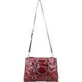 Miu Miu Vitello Lux Shine Leather Tote Buckle Handbag