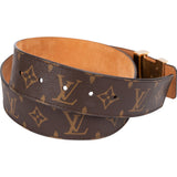 Louis Vuitton Monogram Canvas Pyramide LV Initials Belt (90 / 36) M9608