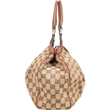 Gucci Monogram GG Canvas Sukey Hobo Handbag