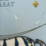 Hermès Grand Apparat Carré 90 Tuch Scarf