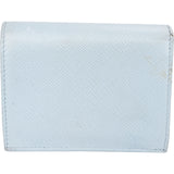 Prada Saffiano Leather Triangle Small Bifold Wallet