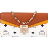MCM Monogram Visetos Patricia Wallet On Chain Crossbody Bag