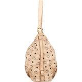 MCM Monogram Visetos Hobo Shoulder Bag