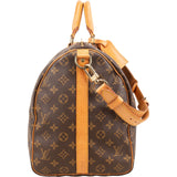 Louis Vuitton Monogram Canvas Keepall 50 Bandoulière Travel Bag