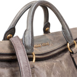 Miu Miu Vitello Lux Bow City Handbag