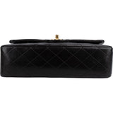 Chanel Quilted Lambskin 24K Gold Medium Double Flap Shoulder Bag