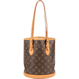 Louis Vuitton Monogram Canvas Bucket PM Shoulder Bag