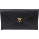 Prada Saffiano Leather Envelope Small Clutch Wallet