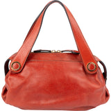 Loewe Orange Red Napa Aire Handbag