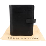 Louis Vuitton Noir Epi Leather Agenda MM Organizer