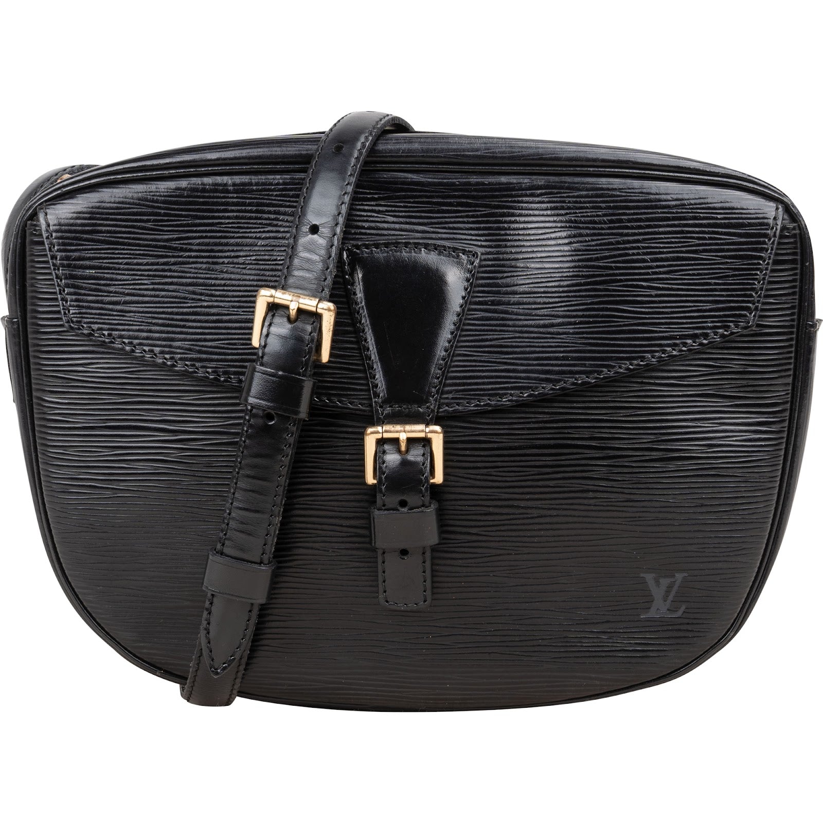 [🔄️B07 / F08] Louis Vuitton Noir Epi Leather Saint Cloud Crossbody Bag - vintageandkickz
