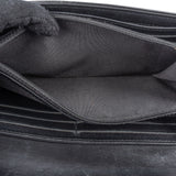 Chanel Ruched Stitched Lambskin Boy Single Flap Wallet