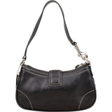 Coach Leather Soho Buckle Pochette Handbag