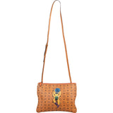 MCM Monogram Visetos Monkey Crossbody Bag