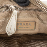 Prada Leather Double Pocket Triangle Shoulder Bag