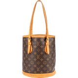 Louis Vuitton Monogram Canvas Bucket PM Shoulder Bag