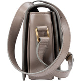 Celine Grey Shiny Calfskin Teen Triomphe Crossbody Bag