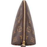 Louis Vuitton Monogram Canvas Trousse Demi Ronde Pouch