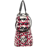 Dior Multicolor Tweed Lady Dior Handbag