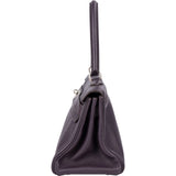 [🔄️B12 / F05] Hermès Grained Leather Kelly 40 Handbag - vintageandkickz