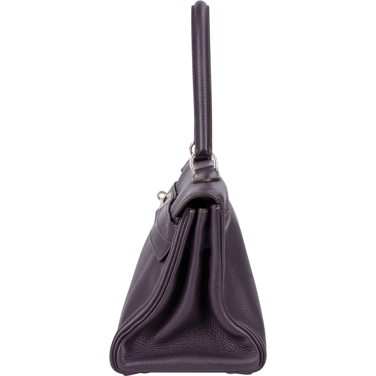 [🔄️B12 / F05] Hermès Grained Leather Kelly 40 Handbag - vintageandkickz