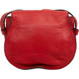Chloé Grained Calfskin Marcie Mini Saddle Crossbody Bag
