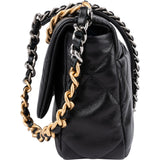 Chanel 19 Quilted Lambskin Single Flap Crossbody Bag
