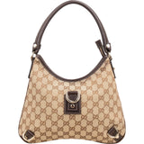 Gucci Monogram GG Canvas Abbey D-Ring Hobo Shoulder Bag