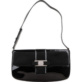 Salvatore Ferragamo Patent Leather Vara Bow Shoulder Bag