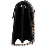 Gucci Pebbled Leather Interlocking GG Flap Crossbody Bag