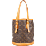 Louis Vuitton Monogram Canvas Bucket PM Shoulder Bag