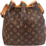 Louis Vuitton Monogram Canvas Sac Noé Petit Shoulder Bag
