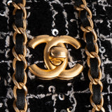 Chanel Quilted Tweed Nano Kelly Crossbody Handbag