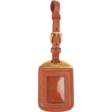 [🔄️B12 / F34] Prada Leather Luggage Tag - vintageandkickz