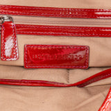 Burberry Nova-Check Monogram Patent Leather Brooke Hobo Shoulder Bag