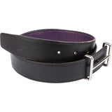 Hermès Bicolor Leather Reversible Palladium H Belt (95)