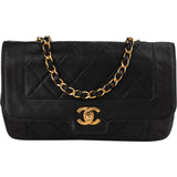 Chanel Quilted Lambskin 24K Gold Single Flap Crossbody Bag