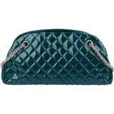 Chanel Quilted Patent Leather Mademoiselle Bowler Shoulder Bag