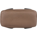 Chloé Brown Grained Leather Daria Small Crossbody Handbag