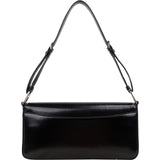 Prada Black Brushed Patent Leather Femme Shoulder Bag