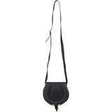 Chloé Grained Calfskin Marcie Mini Saddle Crossbody Bag