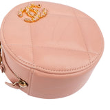 Chanel 19 Quilted Lambskin Round Crossbody Bag