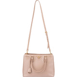 Prada Pink Saffiano Leather Galleria Handbag