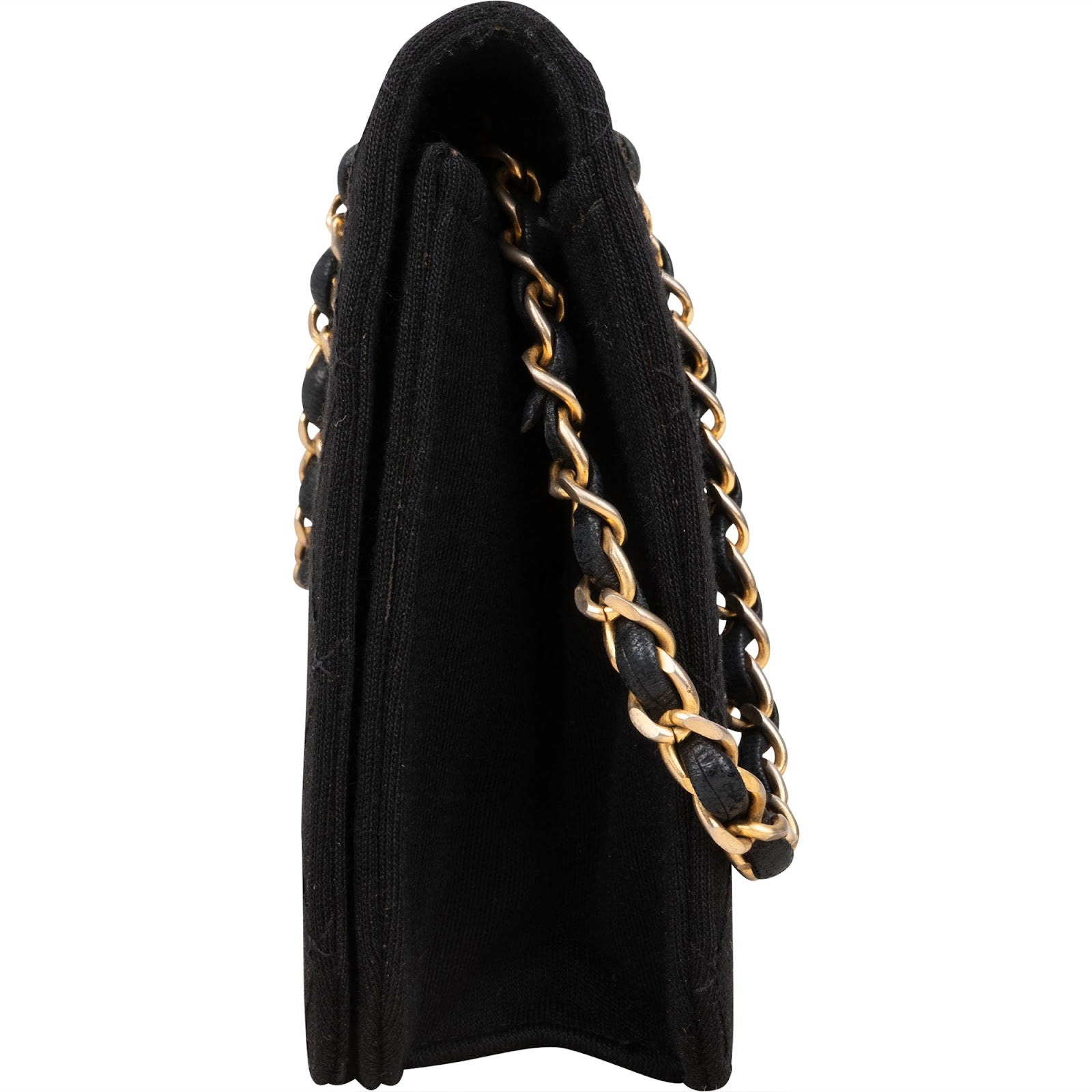 [🔄️B14 / F17] Chanel Quilted Cotton Medium Single Flap Crossbody Bag - vintageandkickz