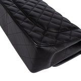 Chanel Quilted Lambskin Jumbo Double Flap Crossbody Bag