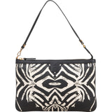 MCM Monogram Zebra Visetos Pochette Shoulder Bag